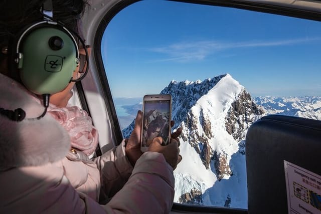 Spectacular view of Mt Cook